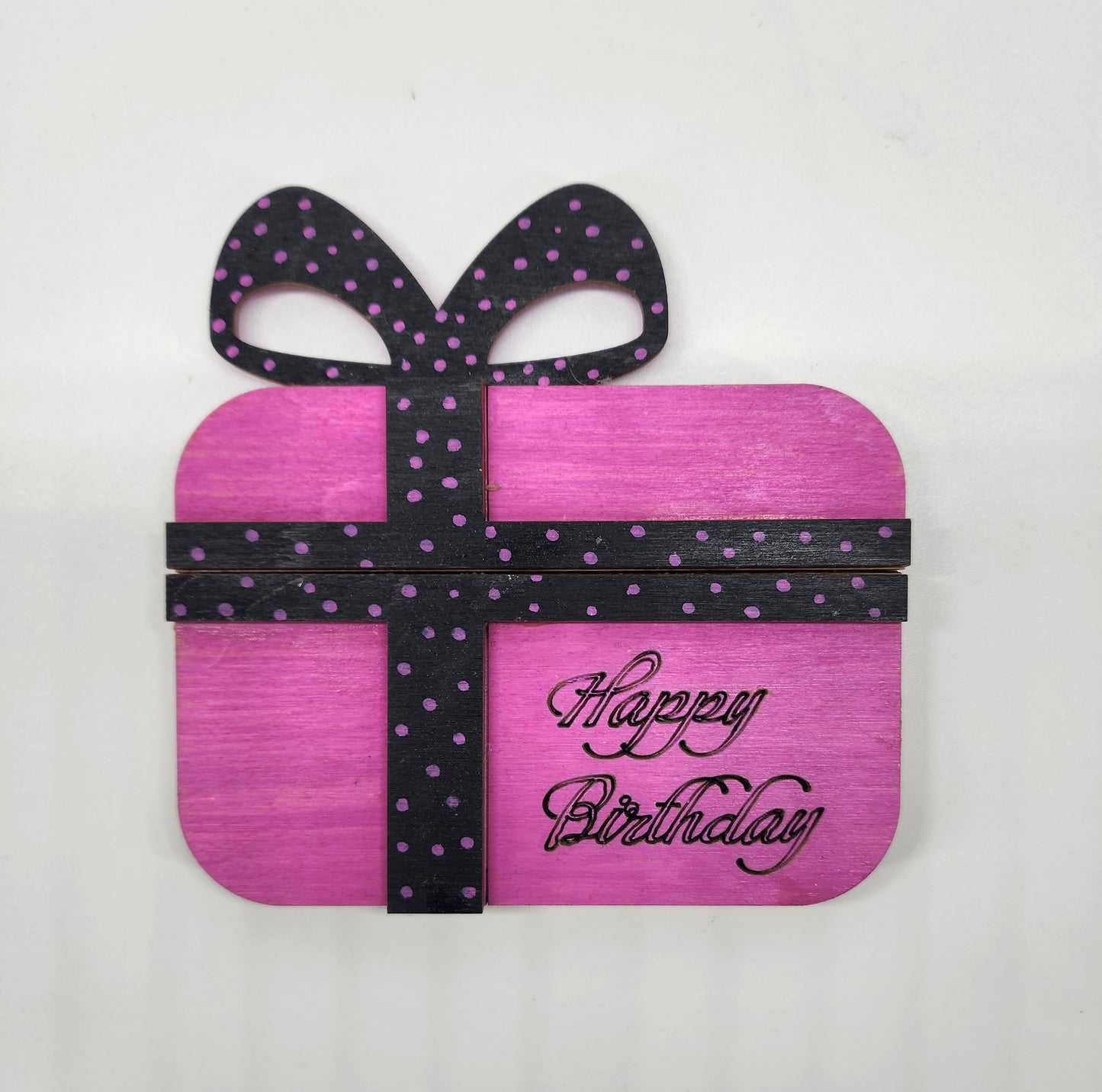 Handmade Wooden Gift Card Holders – Laser Cut & Painted Rustic Design