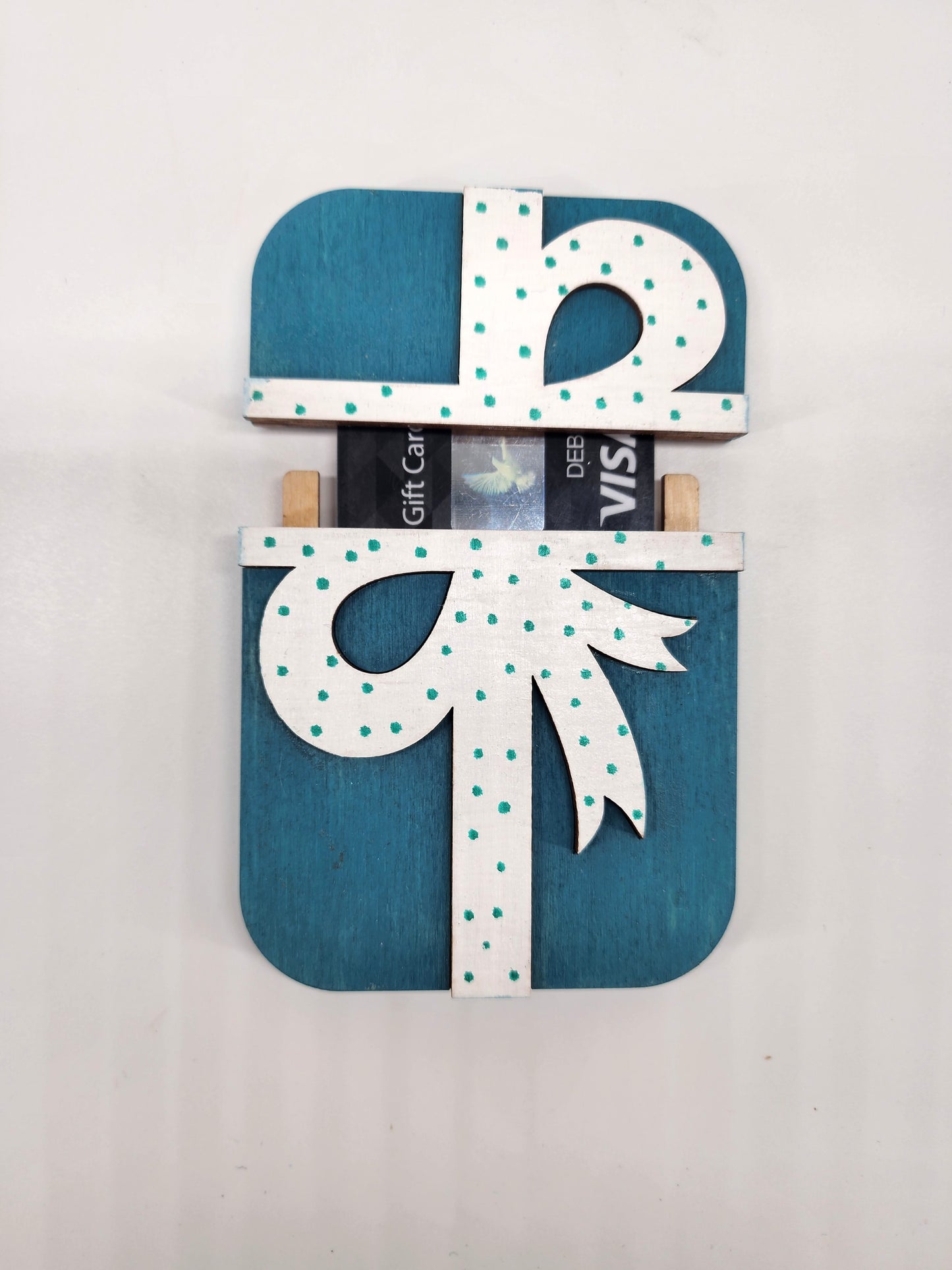 Handmade Wooden Gift Card Holders – Laser Cut & Painted Rustic Design