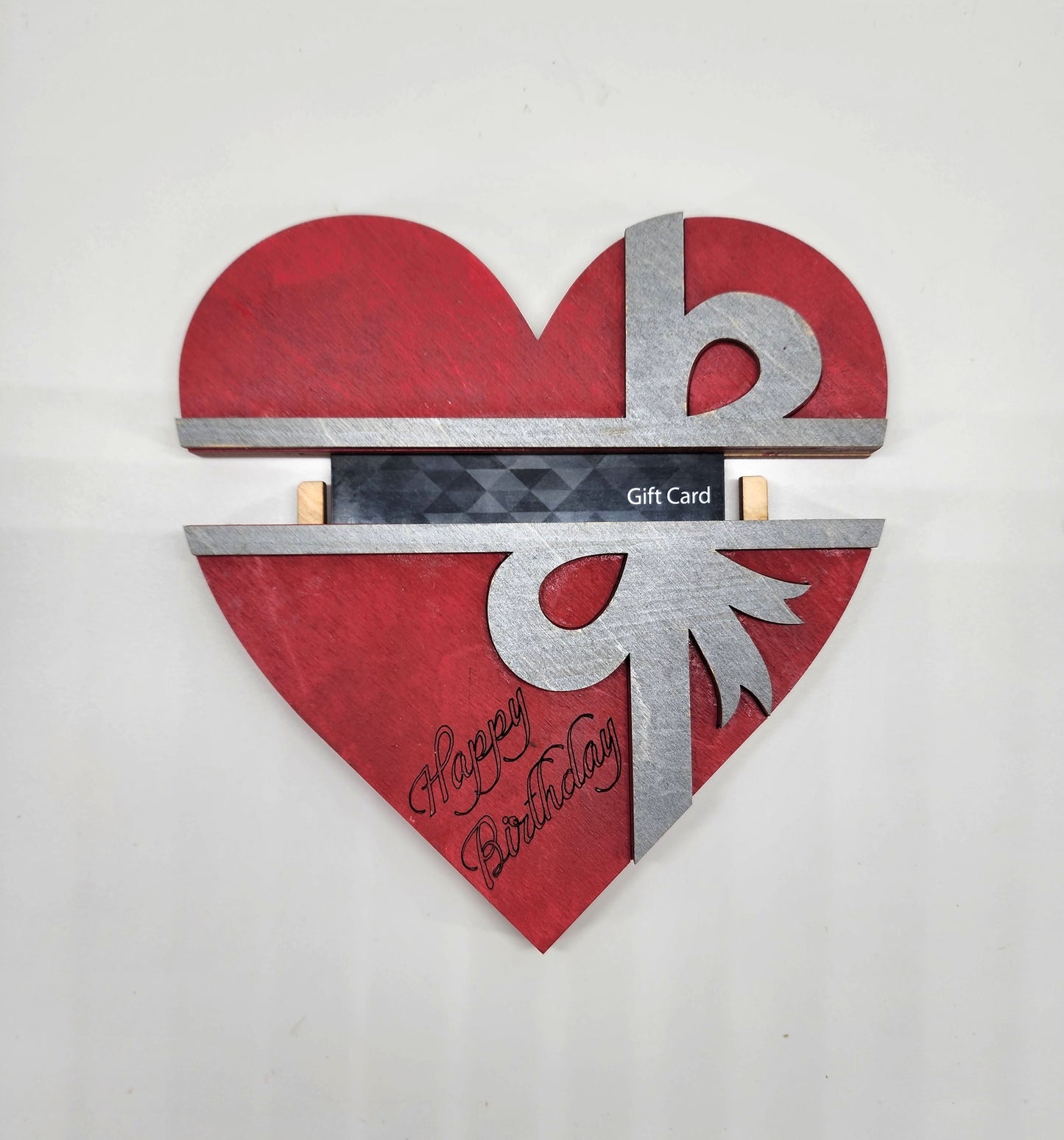 Handmade Wooden Gift Card Holders – Laser Cut & Painted Rustic Design