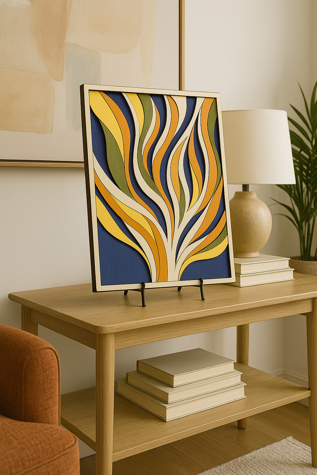 Flame Mandala - Layered Laser Cut Wall Art