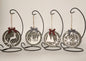 Christmas Ornaments, 2 Layer Rustic Basswood Ornaments, Laser Cut Holiday Ornaments,  Unique Hanging Ornaments