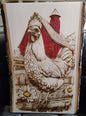 Laser Engraved Chicken Decor, Wood Engraving Gift for Chicken Lover